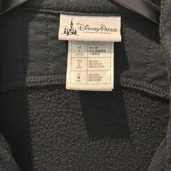 Disney Parks Black Moto Women's Jacket with Mickey Mouse size Medium - Picture 2 of 10